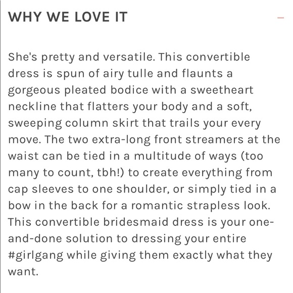 NWT Birdy Grey Rose Quartz Christina Convertible Dress XS - Picture 10 of 10